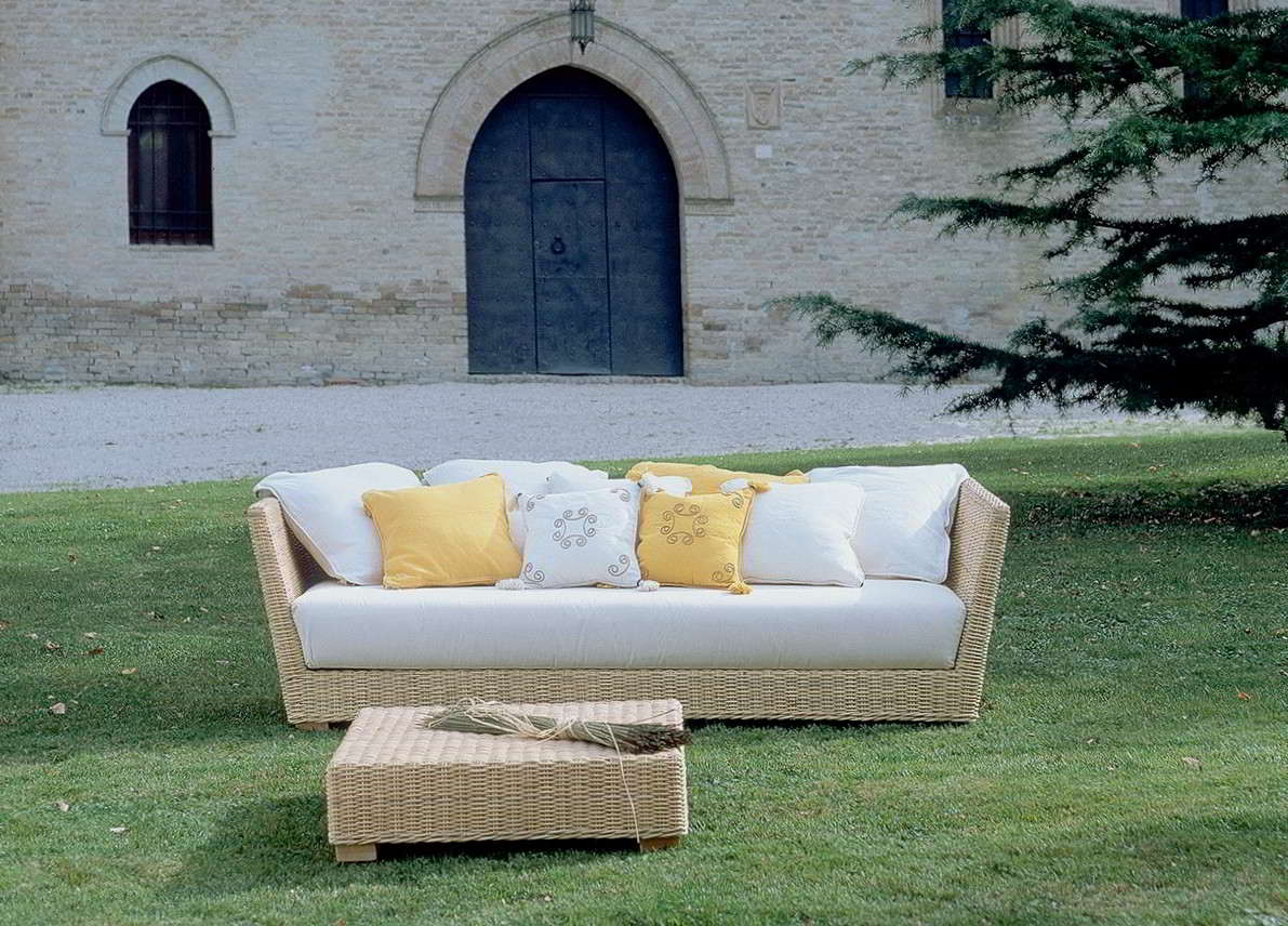 Salotto Da Giardino Polyrattan Etnico Outlet Mobili Etnici