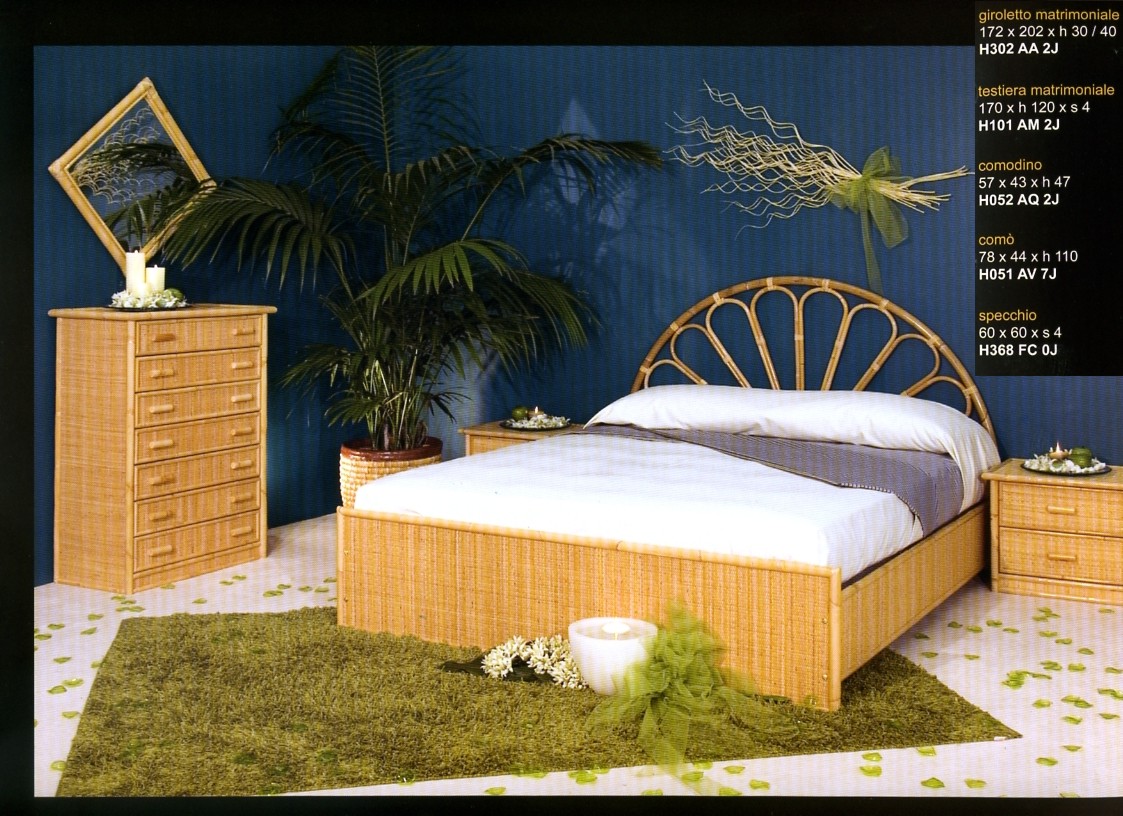 Arredamento Camere Da Letto In Giunco E Rattan Armadi In Giunco Arredo Casa Vacanze